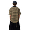 Enduring Back-In-Time Polished Color Block Collar-Knit Neck T-Shirt