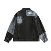 Classic Oversized Relaxed Mosaic Denim Jacket