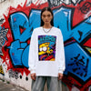 Y2K Hip-Hop Baskılı Tişört, kombin görünüm — Navra Wear