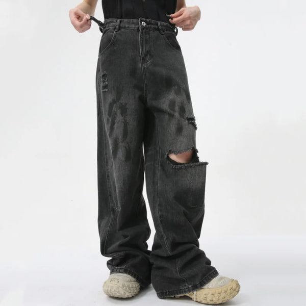 Heritage Faded Torn Classic Denim