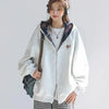 Multi-Hue Zip Long Sleeve Top