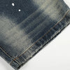 Paint Splashed Faded Rinse Denim