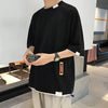 Heat-Wave Oversized Fake Two Piece Cotton T-Shirt