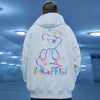 Classic Graffiti Bear Print Sweatshirt