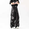 Wide Leg Gotik Baskılı Pantolon, kombin görünüm — Navra Wear