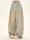 Classic Relaxed Low Waisted Bell Leg Denim