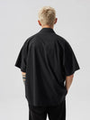 Featherlight Retro Lapel Loose Top