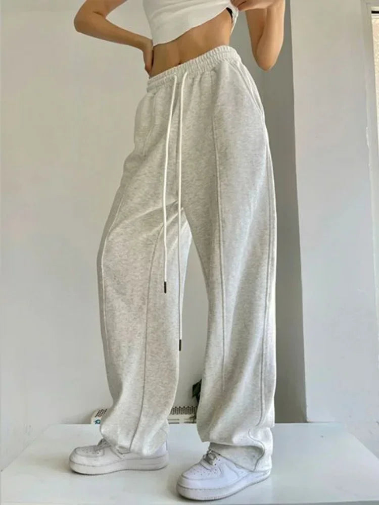 Kadın Wide Leg Jogger, önden görünüm — Navra Wear