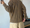 Fine Quality K-Style Plaid Casual Top