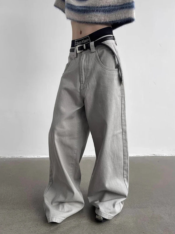 Premium Urban Beat Flowy Bell Leg Denim alternatif görünüm