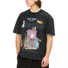 Cotton Crewneck Print Piano Aristocats T-Shirt
