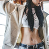 Heavy Fleece Warm Hood Sweatshirt