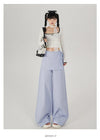 Lace-Up Vintage High-Rise Trousers