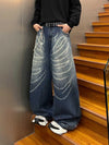 Urban Heritage Drill Printed Bell Leg Denim