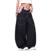 Easy Metro Western Style Plaid Utility Denim