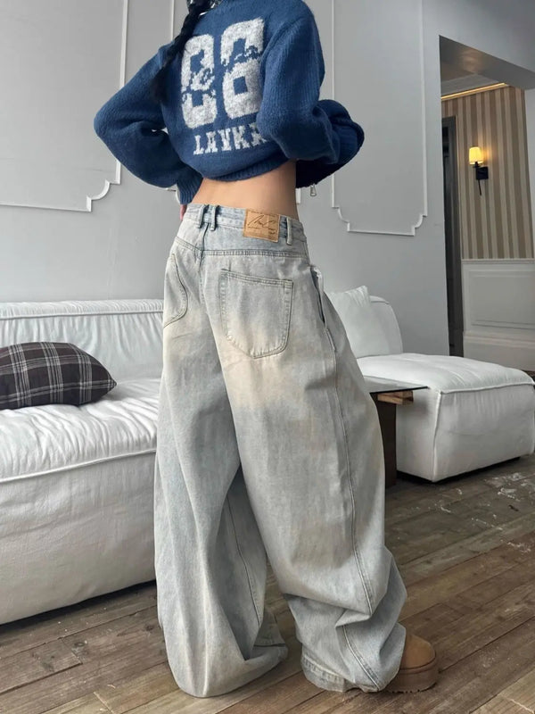 Classic Relaxed Bell Leg Denim alternatif görünüm