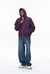 Ekose Oversize Sweatshirt, kombin görünüm — Navra Wear