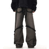 Crisscross Stitch Relaxed Denim