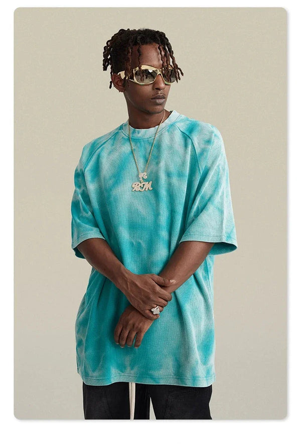 Easy-Fit Water Ripple Acid-Rinsed T-Shirt