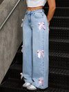 Women Rinse Relaxed High-Rise Denim