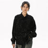 Qipao-Inspired Luxury Print Long Top