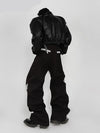 Luxe Splice Leather Trousers