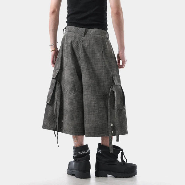 Timeless Sleek Field Ribbon Cropped Denim Shorts alternatif görünüm
