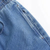 Versatile Tie-Up High-Rise Denim