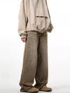 Faded Brown Cowgirl Bell Leg Denim
