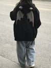 Dark Horns Vintage Zip Street Top