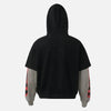 Flame Layer Y2K Hood Sweatshirt