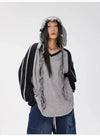 Dusk Contrast Extended Sweatshirt