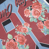 Insulated Mesh Wide-Body Floral Artwork Sport T-Shirt
