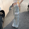 Plush Heritage Tie Trim Utility Denim