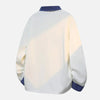 K-Mode Contrast Fold Collar Sweatshirt