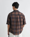 Plaid Embroidered Casual Stylish Short Top