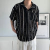 Çizgili Gömlek, yakın çekim — Navra Wear