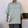 Pocket Airy Relaxed Casual Woven Top