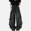 All-American Multi-Pocket Wide Leg Denim Jeans
