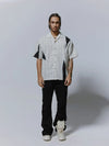 Mens Comfort Lapel Retro Plaid Top