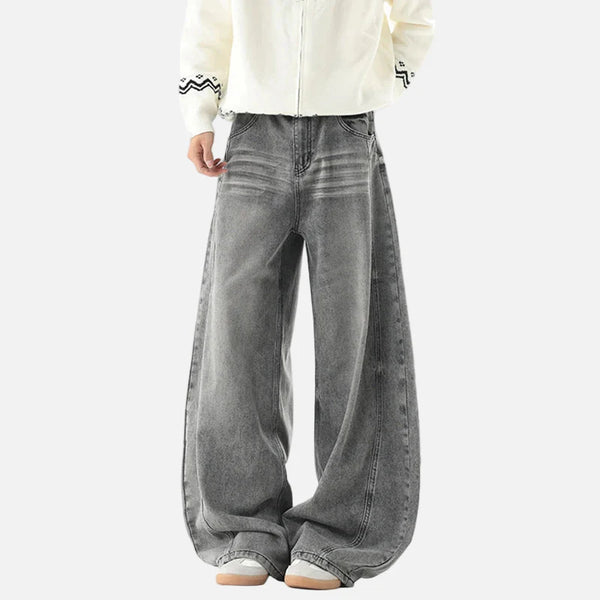 Heritage Western Style Urban Beat Denim Bell Leg Denim