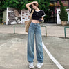 Fashionable High-Rise Bell Leg Denim