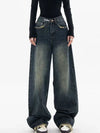 Classic Sleek High-Rise Bell Leg Denim