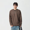 Insulated Everyday Line-Pattern Long Sleeve T-Shirt