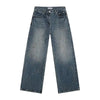 Sequin Mosaic Wornout Burr Edge Denim