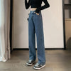 High-Rise Straight Denim