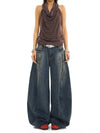 Heritage Oversized Style Blue Boyfriend Denim