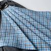Plaid Decorative With Scarf Relaxed Bell Leg Denim