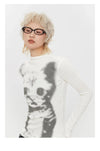 Print Feline Print Long Sleeve T-Shirt