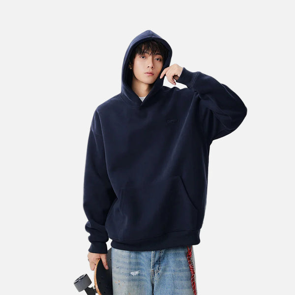 Minimal Embroidered Logo Sweatshirt